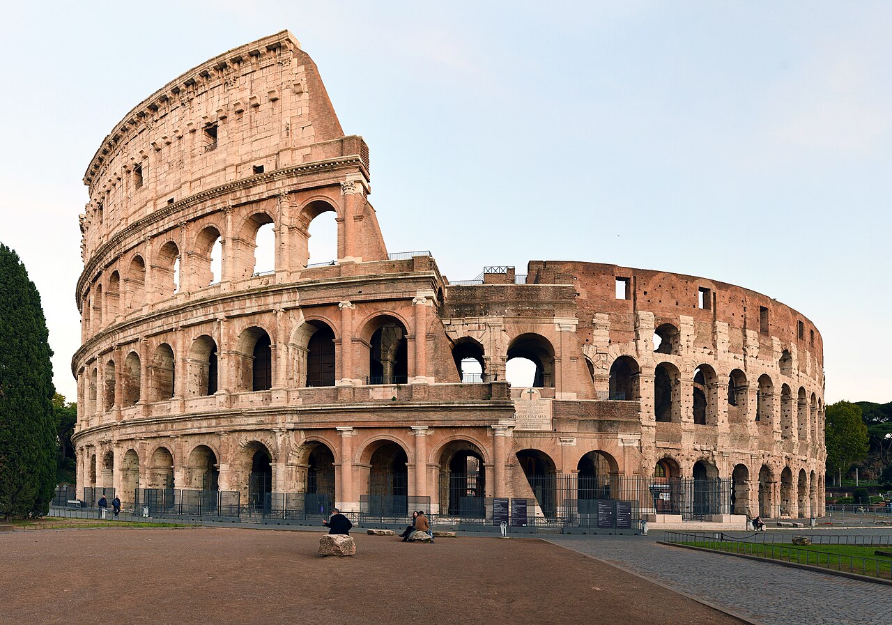 The Colosseum exterior in Rome